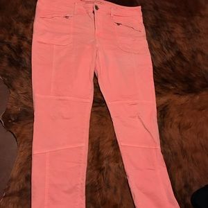 Coral American eagle jeans